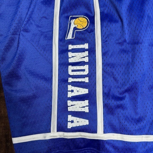 2014 Adidas INDIANA PACERS NBA Team Basketball Shorts Size 2XL Drawstring EUC - Picture 4 of 7